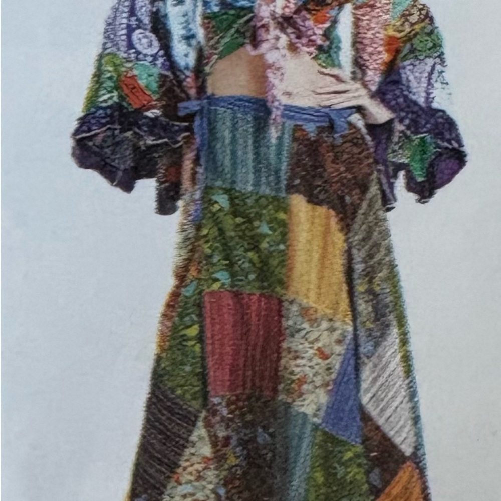 Boho Patchwork Maxi Skirt